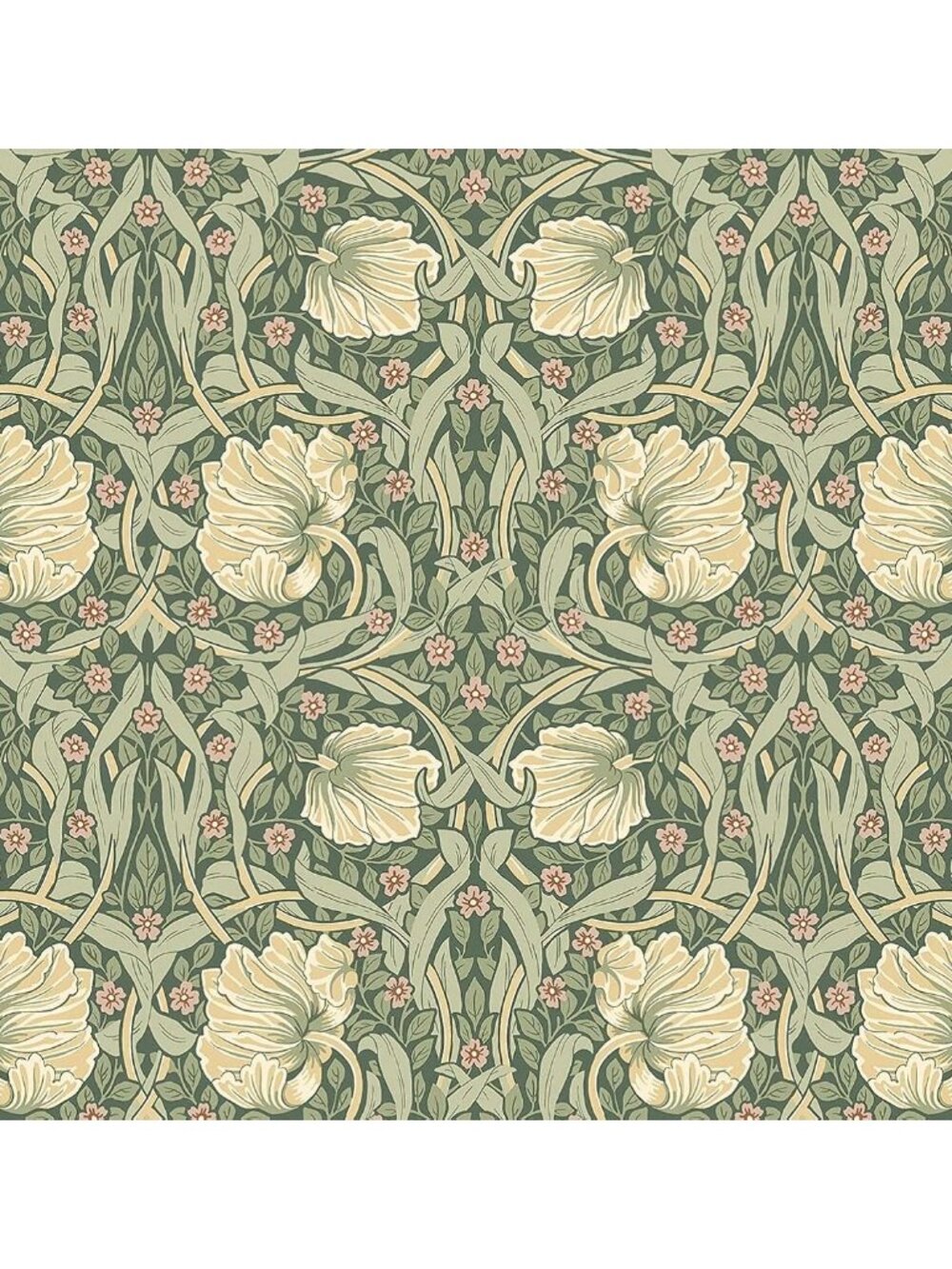 NEW NextWall Pimpernel Floral Peel and Stick Wallpaper (Gardenia & Sage)
